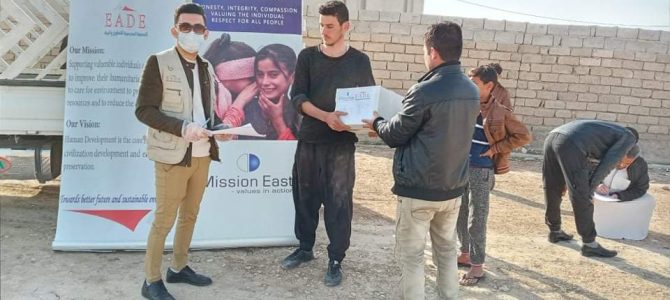 EADE, distributed 225 hygiene kits at Tal afar neighborhoods (Al-Taleaa and Al-Montadet) and Abo Maria, Alrahma and Alasheq villages